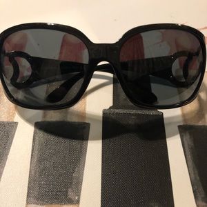 Classic Chanel Sunglasses Black/Silver 6014